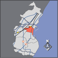 焼津Ａ地区の地図