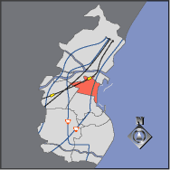 焼津Ｂ地区の地図